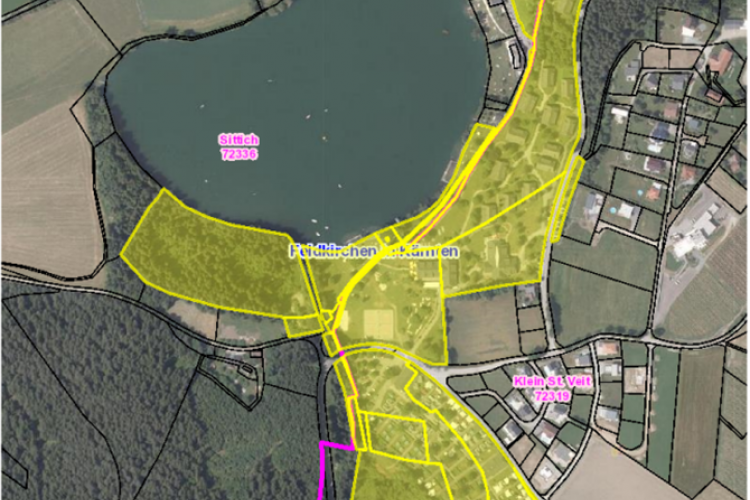 Maltschachersee Kärnten | Auszug KAGIS | Kärntner Beteiligungsverwaltung